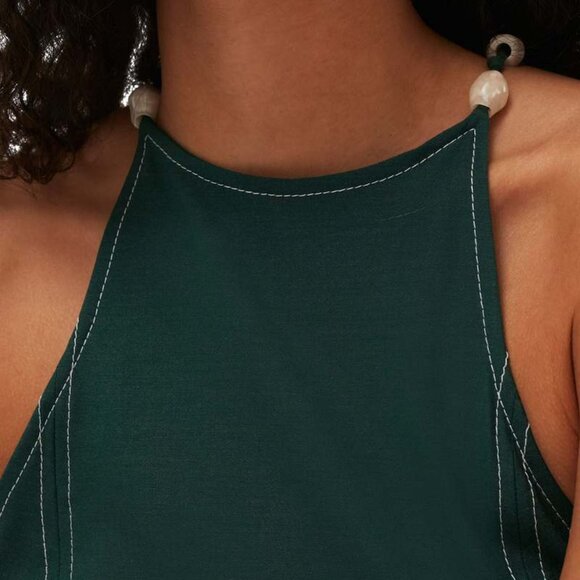 Ganni - Drapey Melange Maxi Dress - Picture 3 of 12